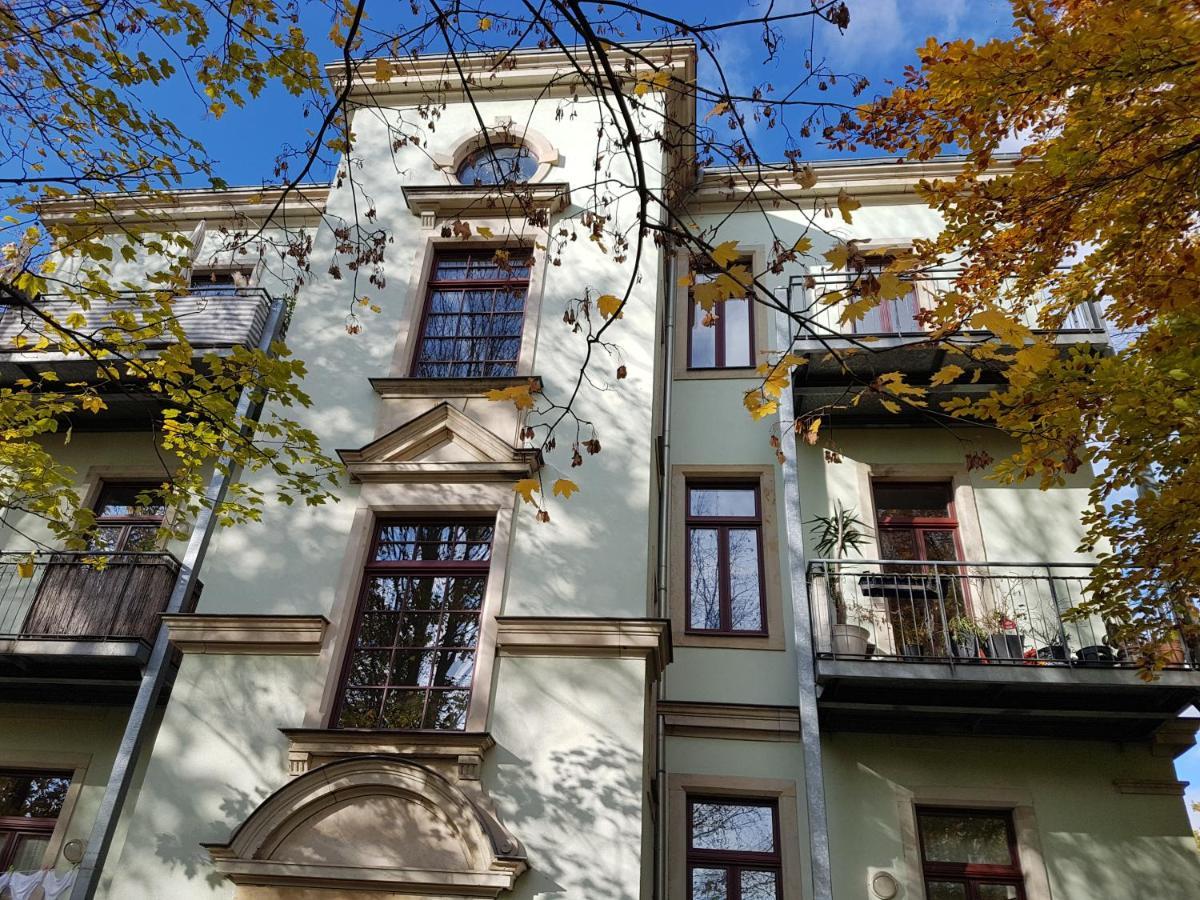 Stilvolle 1-Raum-Wohnung zentral, ruhig gelegen Dresden Exterior foto