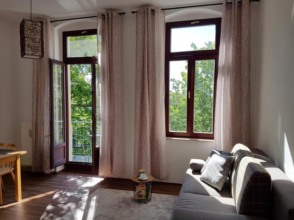 Stilvolle 1-Raum-Wohnung zentral, ruhig gelegen Dresden Exterior foto